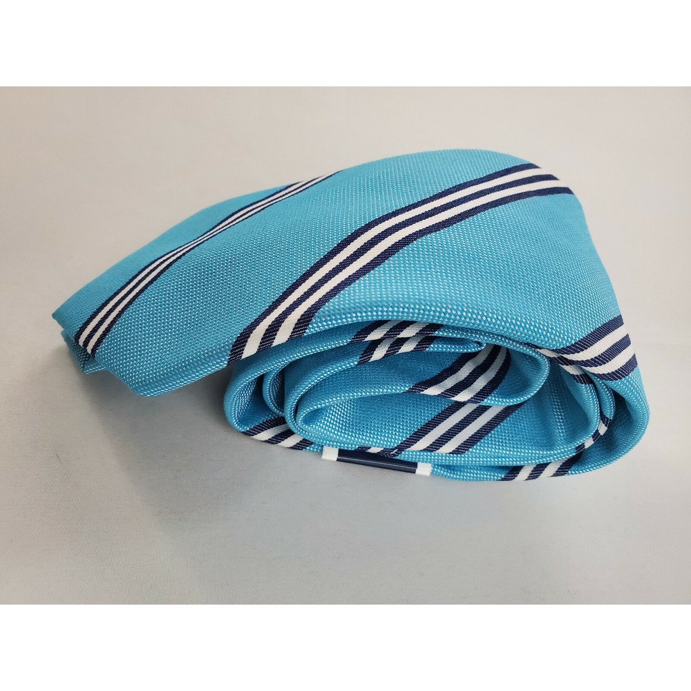 Club Room Men Tie 10005869200 Blue Cranston Stripe White Necktie